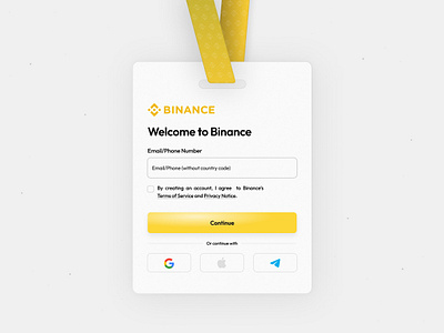 Login Page UI Design - Light Mode
