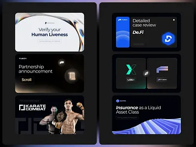 Social media posts for investment media fund banners banners design branding fund graphic design investment fund banners design investment fund design investment fund posts design posts posts design promo materials promo materials design social media design social media post twitter design web3 web3 design