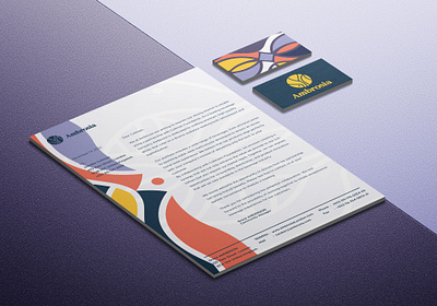 Ambrosia Stationary Design business letter colorful design enveloppe design good design good stationary design goodies design modern design pattern design staionary design