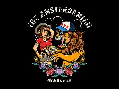 The Amsterdamian design graphic design illustration tattoo traditional tattoo