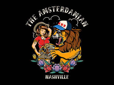 The Amsterdamian design graphic design illustration tattoo traditional tattoo