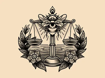 Just Be (e) branding business design graphic design illustration logo tattoo traditional tattoo