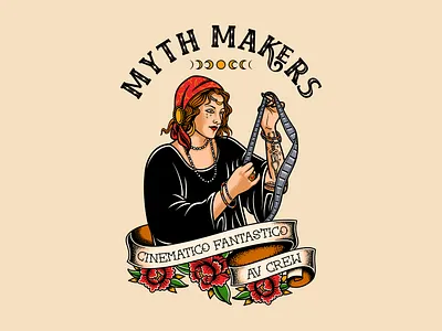 Cinematico Fantastico branding business design graphic design illustration logo tattoo traditional tattoo