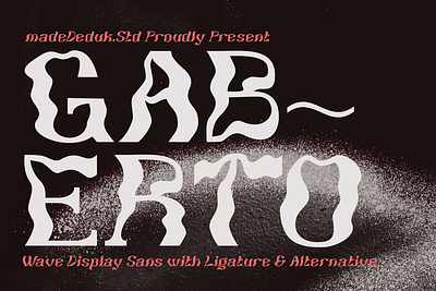 Gaberto Display Font branding font classic font decorative font display font fashion graffiti font grunge font hip hop font logo font modern sans playful font street font swash font typography unique font wave font