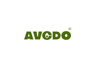 Avcdo Snack Brand Negative Space Logo Design avocado brand identity branding food logo fresh logo logo design modern logo natural logo negative space logo organic logo restaurant snack brand logo snacks logo