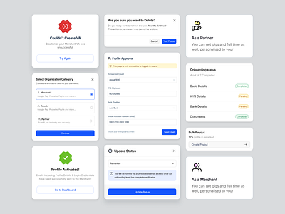 FlipoPay Payouts → Components animation bento branding buttons cards components dashboard design fintech graphic design icon icons illustration landing page logo menu motion graphics product design taps ui