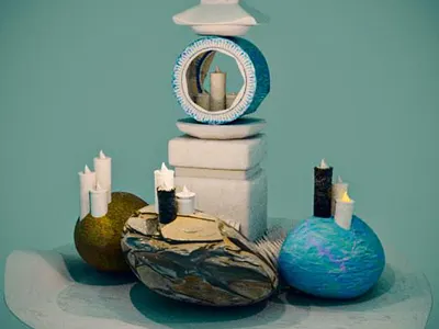 fantastic scenes 3d graphic design