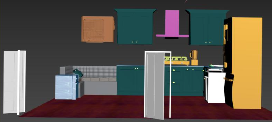 Example of 3D Illustrations (Maya, 3ds Max)