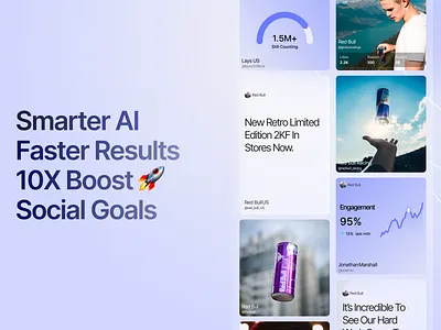 AI-Powered Social Media SaaS Dashboard for Smarter Campaigns admin dashboard ai powered conversational ai saas dashboard ui figmadesign graphic design management dashboard saas dashboard saas task management dashboard saas website smart management system social media dashboard manager ui ux design ui ux design ai uiuxdesign user management ui