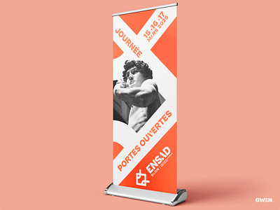 Roll-up for french at school ad art branding design event france graphic design logo museum photo photography print school sign texture