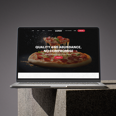 Pizza Website branding business design digital ecommerce food food and drink food landing page foodie logo modern pizza restaurant ui ux design webflow