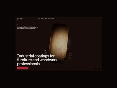 BRANT [Behance] 3d animation art direction behance case development figma graphic design interaction motion graphics typography ui ui design ux ui web design webdesign webflow website website design wood work