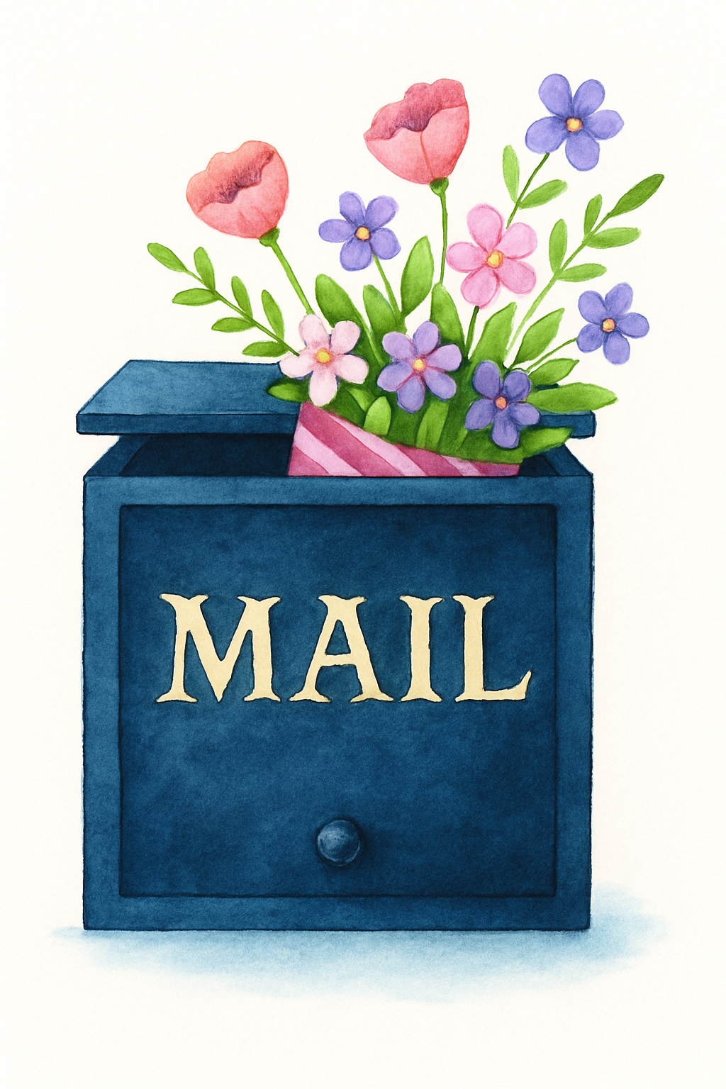You've got mail adobe art artwork digitalart drawing illustration procreate sketch watercolor whimsical