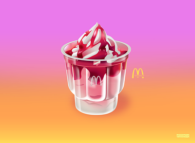 Sunday🍦 food fun illustration light pop sunday