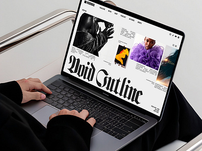 VoidMag UX/UI exploration | Editorial design 3d clothe design fashion figma graphic design minimal typography ui web design website website design