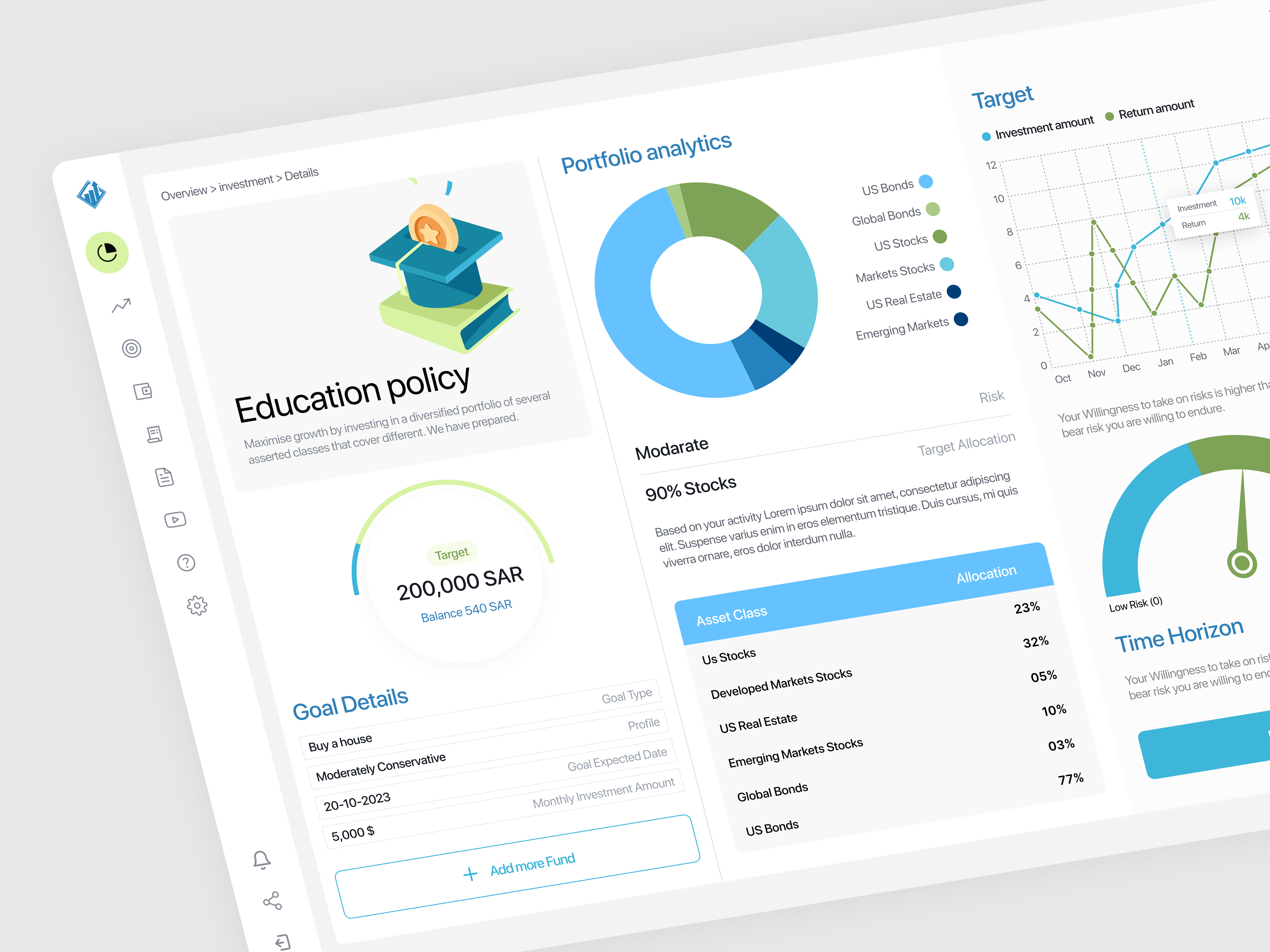Multi-Asset Investment Dashboard – Portfolio Analytics UI by Orbix ...