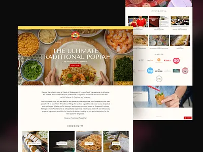Food Website UI foodui foodwebsite foodwebsiteui uidesign uiux userexperience userinterface uxdesign websiteui
