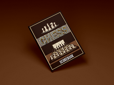 CHESS Scorebook Cover book cover bookcover branding cover design design graphic design illustration logo vector
