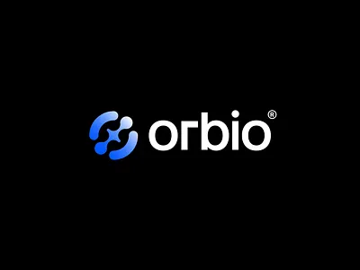 Orbio – Logo Design for AI Saas Brand ai brand branding concept data defi gradient graphic design identity innovation logo logodesign logotype saas startup tech