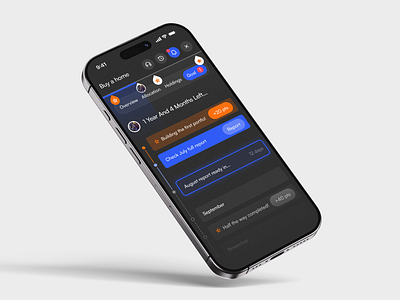 Robo-Advisor — Gamified Journey dashboard finance financial fintech gamification graphic design interaction design microinteractions mobile app portfolio portfolio management product design robo advisor timeline ui ui design ux ux design web3