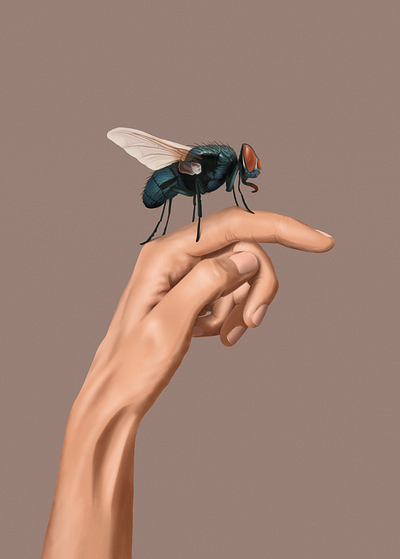 Dreaming of the Jurassic (2025) apple pencil digital art drawing fly hand illustration jurassic procreate