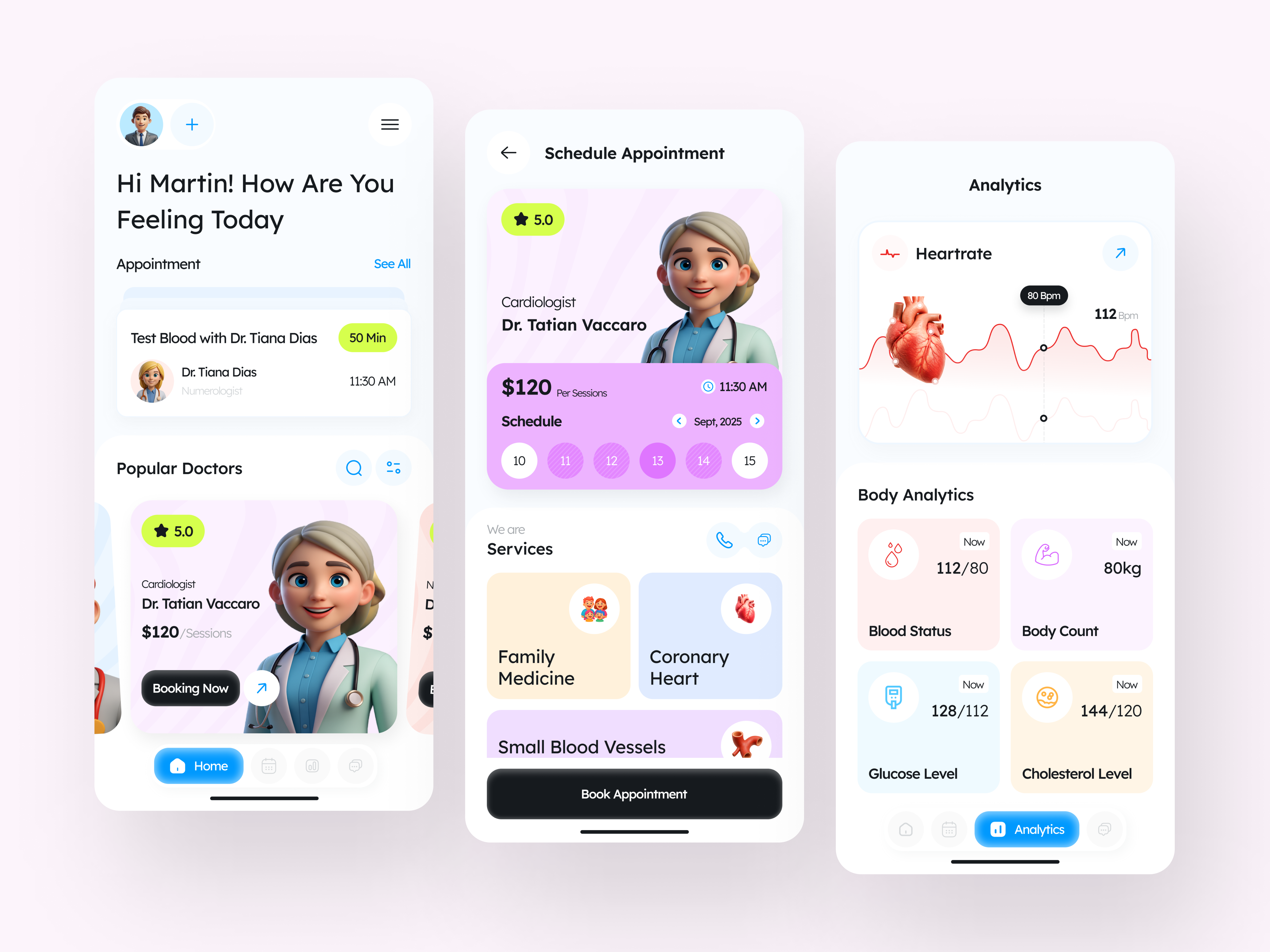 Pangestu - Healthcare Application 🩺 2d 3d animation app branding design doctor dribbble graphic design healthcare illustration illustrator logo minimal mobile design mobile ui motion graphics patient ui ux