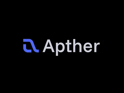 Apther logo design and identity a logo brand identity branding design identity logo logo design logo mark logotype minimalist modern logo visual identity