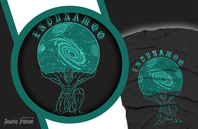 Endunamoo- Fitness t-shirt design adobe illustrator adobe photoshop branding illustration t shirt design vintage