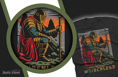 Maidenless Clothing Design adobe illustrator adobe photoshop t shirt design vikings vintage
