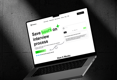 Hireduce - Website For Hiring/Recruitment Stages Automation ai clean graphic design intuitive design modern layout ui ux web webdesign website