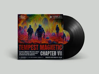 Tempest Magnetic Album design illustration music texture