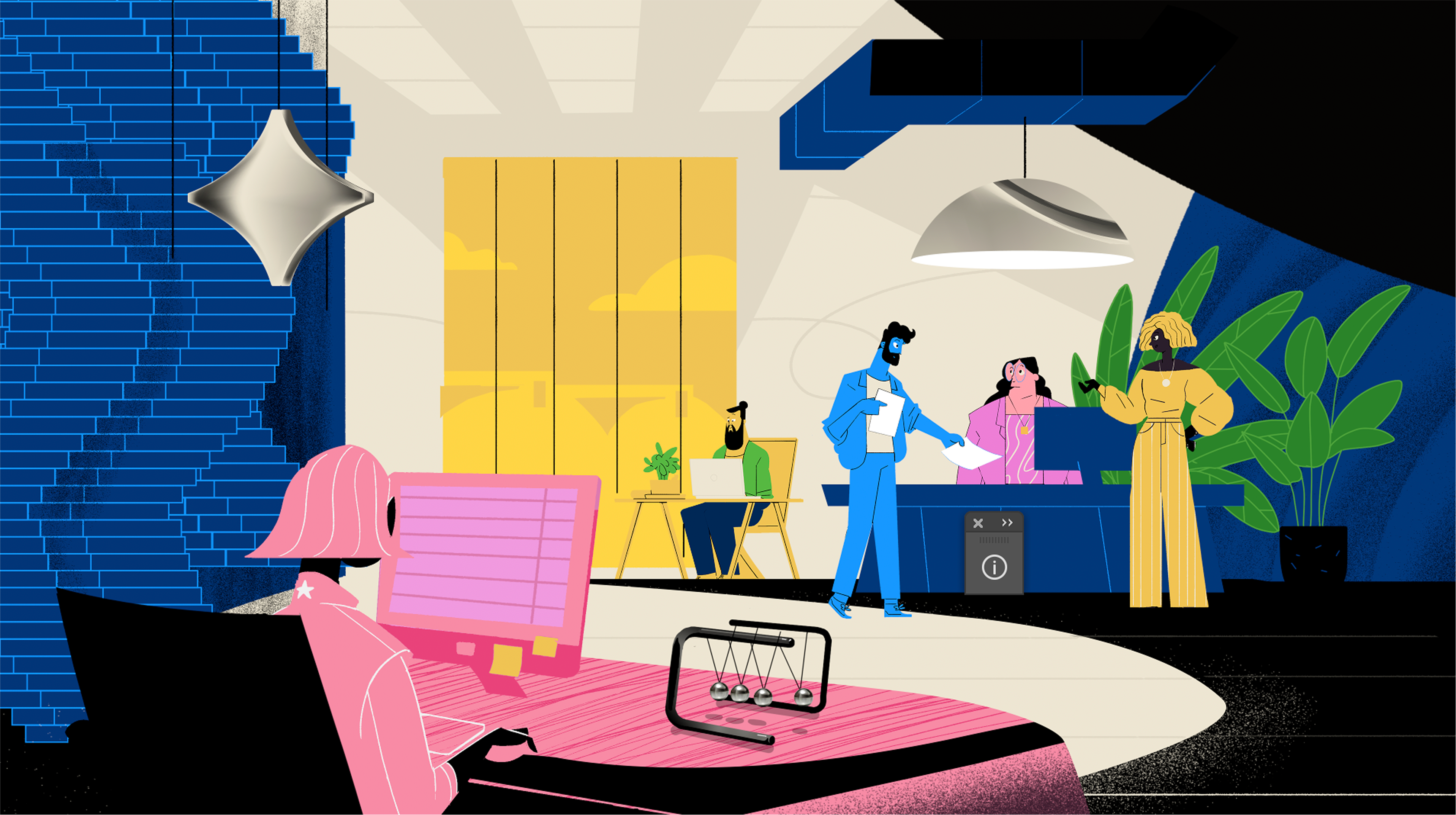 Cinematic Flow amazon animation film production flat design graphic design illustration motion graphics pink shapes design