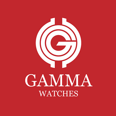 Gamma watches Brand logo 3d adobe animation brand entity branding business graphic design illustrator logo vector logo watch