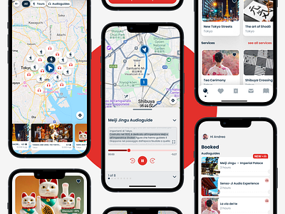 InsideOutJapan • iPhone Screen design ui