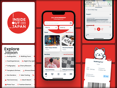 InsideOutJapan • Bento Elements design illustration ui