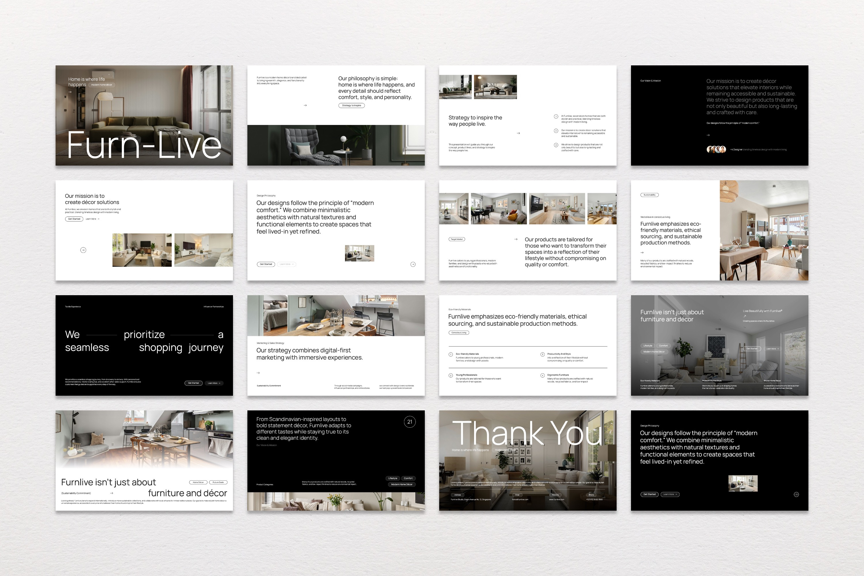 Example of Professional Business Pitch Deck