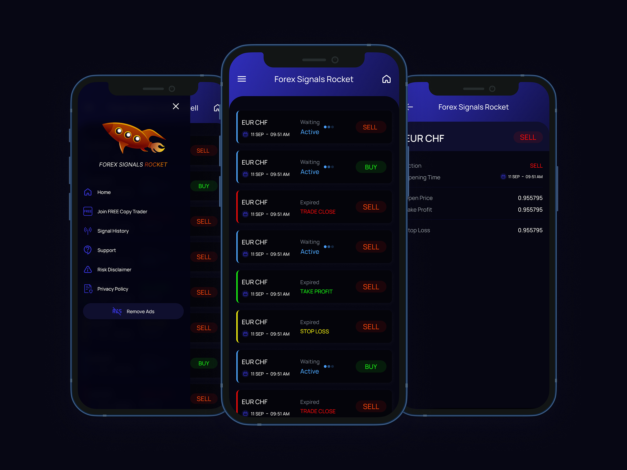 💹 Forex Signals Rocket – UI/UX Concept by WebWhimsy on Dribbble