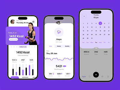 Stay Motivated & Connected: Fitness App UI Design animation appdesign branding design fitnessapp graphic design healthapp mobile app mobileapp motion graphics productdesign runnningapp ui uidesign uxdesign workoutapp