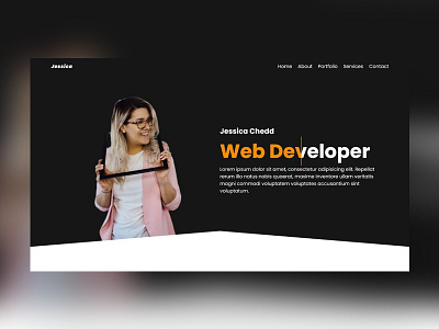 Responsive Layout with Text Effect codingflicks css css3 frontend html html css html5 webdesign