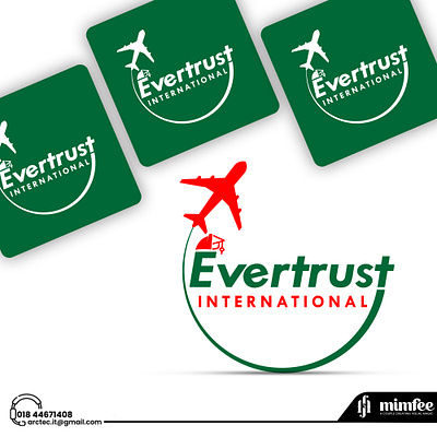 Client Project Name: Evertrust International design logo logo logo design travel branding travel logo