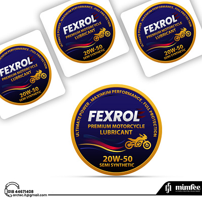Fexrol Lubricant oil bike logo branding logo lubricant logo lubricant oil oil logo