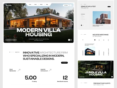 Architecture Studio agency architecture branding business corporate creative design landing marketing startup studio ui website