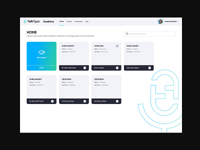 Enterprise SaaS Ecosystem — Academy app design clean design dashboard design illustration interaction design lifestyle typography ui user experience