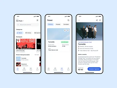 e-Ticket - Simplificando o acesso a eventos accessibility app ticket ui ux