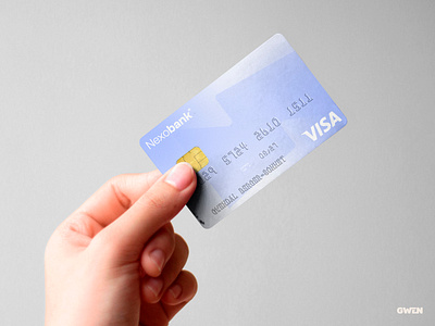 French bank credit card bank branding card creditcard design designer graphic design hold identity logo mockup photoshop