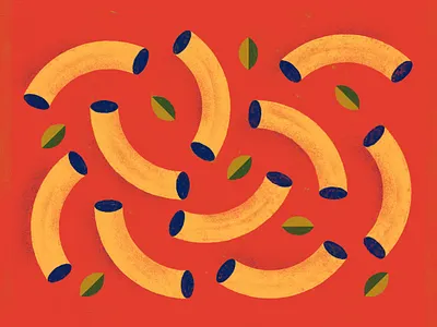 Vintage Poster Art for SAN Ristorante basil branding design food grain graphic graphic design illustration italian milan arsenovic minimal painting pasta poster print restaurant retro simple vector vintage