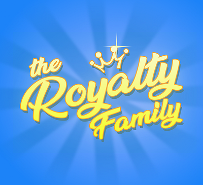 The Royalty Family - Visual Identity - Seasonal TV Promotion advertising design connected tv family show graphic design key art layout design marketing design seasonal campaign tv app tv promotion visual identity