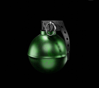 3D Frag grenade made in blender 3d 3dmodel animation blender design graphic design illustration