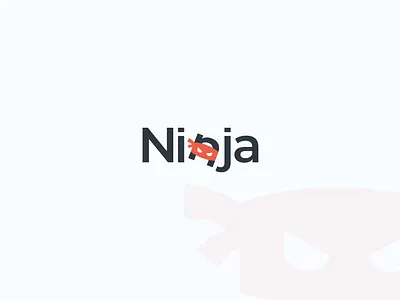 Ninja | Wordmark Logo Design brand brand identity brandidentity branding design graphic design illustration letter logo letter mark letter n logo logo design logodesign n logo negative space ninja ninja logo ui wordmark