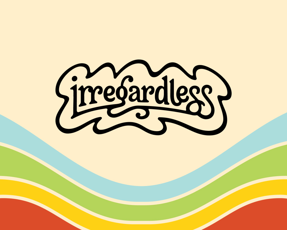 Irregardless 50 years 70s adobe illustrator brand design brand identity branding food beverage graphic design hospitality illustration logo restaurant branding retro vintage